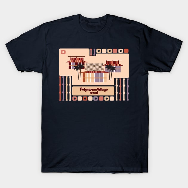 Polynesian Village Resort T-Shirt by Lunamis